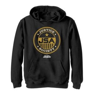 DC Comics Kids Black Adam Justice Society America * Pullover Hoodie Sz M 8 k319